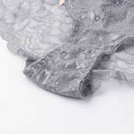 New Sexy Women Lingerie Set Lace Gauze Bra Push Up 3/4 Cup Hook-and- Eye Breathable Ultra-thin bra Underwear