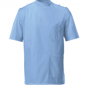 Alexandra men’s mandarin collar epaulette tunic