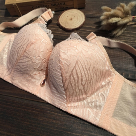 Sexy Women Plus Size 3/4 Cup Lace Push Up Bra Thin Light Padded Underwire Brassiere Underwear Large Cup