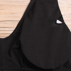 Women Plus Size Swimsuit Tankini Set Push Up Padded Solid Swimwear Bathing Suit Black