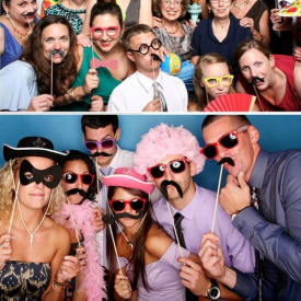 33Pcs Photo Props Mask Set for Wedding Christmas Birthday Party Beard Hat Glasses Lips Tobacco Pipe Creative Decoration