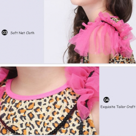 Festnight Let’s Pretend Pretty Princess Ballet Dancing Dress Costume Cute Fairytale Halloween Kids’ Suit Child Costumes Leopard Print