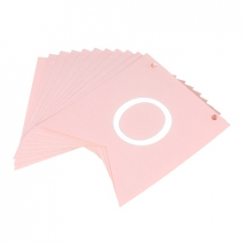 OH! HAPPY DAY Themed Flags Banner Decorative Paper Banner with 2m Cord Wedding Birthday Party Festivals Decorations Supplies–Gold