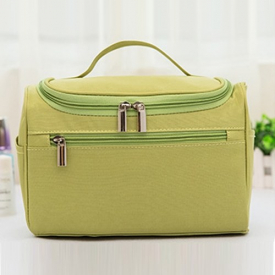 Simple Hanging Travel Makeup Storage Toiletry Bag Solid Large Capacity Cosmetics Packing Organizer Bathroom Shower Bags Pink