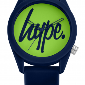 Hype Navy & Green Kids Watch