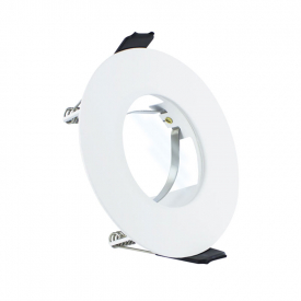 Integral Evofire 70mm cut-out Fire Rated Downlight + GU10 Holder – White