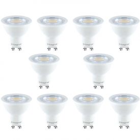 Integral GU10 LED Bulbs PAR16 4.5W (50W) 2700K (Warm Light) Non-Dimmable Lamp – 10 Pack