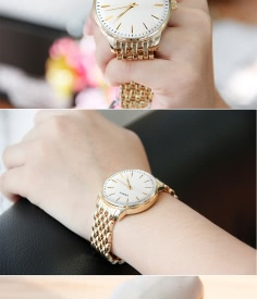 SINOBI 2016 New Luxury Brand Alloy Men’s Watch Classic Grid Unisex Man Woman Quartz Wristwatch 3ATM Waterproof Business Fashion Watches