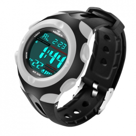 HOSKA 2017 Multi-Function Digital Student Sports Watch Backlight 30M Water-proof Children Boy Girl Wristwatch Alarm Stopwatch 4 Colors + Box