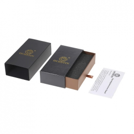 OCHSTIN Luxury Military Style Luminous Quartz Men Watch Big Dial Leather Water-Proof Chronograph Casual Wristwatch + Box