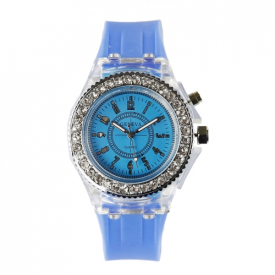 GENEVA Fashion LED Backlight Quartz Women Watch