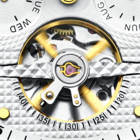 KINYUED Business Watch Automatic Mechanical Men Watches 3ATM Water-resistant Wristwatch Male