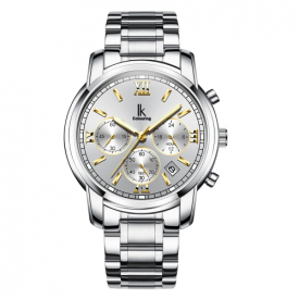 IKColouring Fashion Casual Quartz Watch 3ATM Water-resistant Men Watch Luminous Wristwatch Male Chronograph