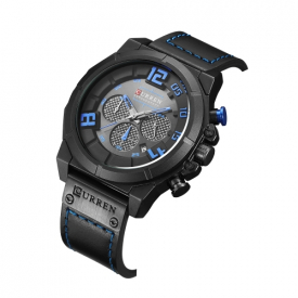 CURREN 8287 Fashion Sport Genuine Leather Men Watches