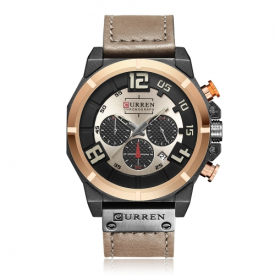 CURREN 8287 Fashion Sport Genuine Leather Men Watches