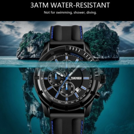 SKMEI Sport Silicone Men Watch 3ATM Water-resistant Quartz Man Wristwatch Male Chronograph