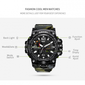 SMAEL 1545 Stylish Sports Watch