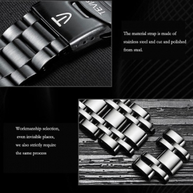 TEVISE Automatic Men Mechanical Watch Luminous Water-Resistant Sport Business Wristwatch