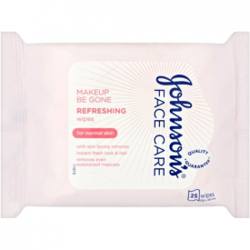 Johnson’s Face Care Makeup Be Gone Refreshing Wipes 25s