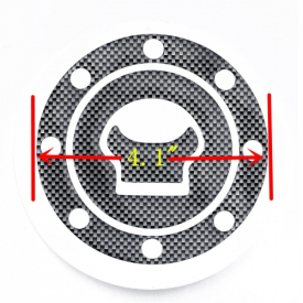 New Carbon-Look Fuel / Gas Cap Cover Pad Sticker For SUZUKI GSXR 600 750 1300 SV 1000 GSFT 1200 Bandit