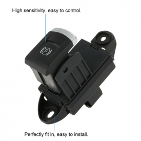 Car Parking Brake Switch Hand Brake Button Switch Replacement Accessories for Audi A6 L2.4 2006 2007 4F1927225C