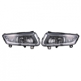 Pair of Front Lower Bumper Fog Light Lamp with Cover Case for VW Volkswagen Polo 2010-2012 6RD853665LH