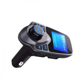 1.44 Inches Screen Car Kit MP3 Player Handsfree Calling FM Transmitter Wireless Stereo Radio Adapter USB Disk Car Charger