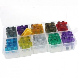 60pcs Assortment Car Standard Blade Fuses 2A 3A 5A 7.5A 10A 15A 20A 25A 30A 35A for Vehicle Motorcycle Boat Truck