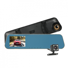 KKmoon 4” 1080P Dual Lens Car DVR