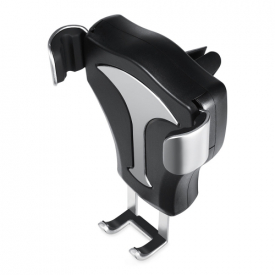 Universal Car Phone Holder Metal Gravity Lock Mobilephone Mount Ox Head Shape Rotatable Auto Gravity Sensing Clamp