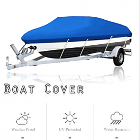 Boat Cover 14-16FT Waterproof Silver Reflective