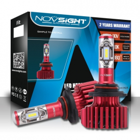 NOVSIGHT  Led 9005/HB3 Car Led Headlights Hi/lo Beam 9005  HB3 60W 10000LM Fog Light Lamps Bulbs