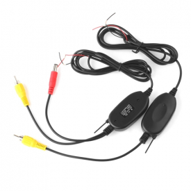 2.4G Wireless Color Video Transmitter & Receiver 1.5M for Car Rear Backup Front View Camera Vehicle Monitors