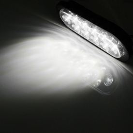 2X Truck Trailer Oval Sealed LED Turn Signal Stop Tail Light Side Marker Lights Red