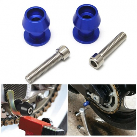 2Pcs Motorcycle CNC Swingarm Sliders Spools for Honda Suzuki Kawasaki