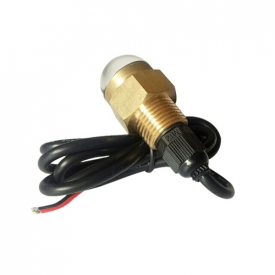 12V 12W Underwater LED Light Brass IP68 Waterproof for Marine Yacht,Blue Light