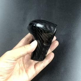 Carbon Fiber Car Gear Shift Knob Cover Fit For Audi A4/A5/A6/A7/Q5/Q7(2012-2016)