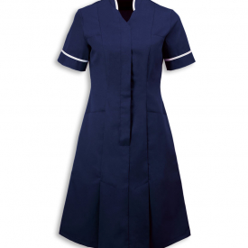 Alexandra mandarin collar dress