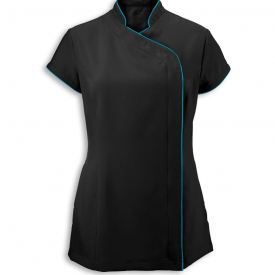 Alexandra women’s Easycare wrap zip beauty tunic