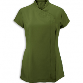 Alexandra women’s Easycare wrap zip beauty tunic