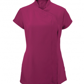 Alexandra women’s Easycare wrap zip beauty tunic
