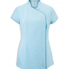 Alexandra women’s Easycare wrap zip beauty tunic