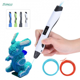 SUNLU SL-300 Intelligent 3D Printing Pen Low Temperature Ceramic Nozzle with Pen Holder for DIY Model Doodle Children Kid Christmas Gift