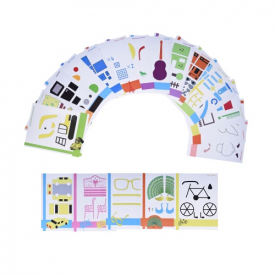 20pcs/pack Creative 3D Printing Pen Picture Drawing Paper Mould Cartoon DIY Children Gift Toy