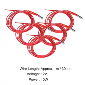 12V 40W 6*20mm Single End Cartridge Heater Heating Tube 1m for RepRap Prusa i3 Anet 3D Printer