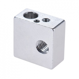 Aluminum Heater Block All-Metal 20 * 20 * 10mm for MK7 MK8 Extruder RepRap Prusa i3 DIY 3D Printer Hot End