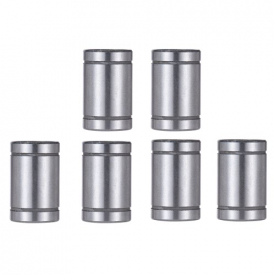 6pcs LM8UU 8mm Inside Dia Rubber Linear Ball Bearing Bushing for RepRap Prusa i3 Anet 3D Printer