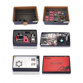 Tevo Black Widow I3 3D Printer DIY Kit Aluminum Frame Large Printing Size 370 * 250 * 300mm High Accuracy Adopt for BLTouch Auto Leveling Microstep Extruder MKS MOSFET Heating Controller, w/ Heatbed