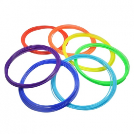3D Pen PCL Filament Low Temperature 3D Printing Refill 1.75mm Recyclable Environmentally Friendly for Dewang DW-X4-2.0 3D Printing Pen, 5m/16.4ft   each, 10pcs (10 Random Colors)