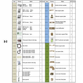 Anet A8 Upgraded High Precision Desktop 3D Printer Reprap Prusa i3 DIY Kits Self Assembly Acrylic Frame Printing Size 220*220*240mm Support ABS/PLA/HIP/PP/Wood Filament with 8GB Memory Card & 1 Roll of PLA Filament